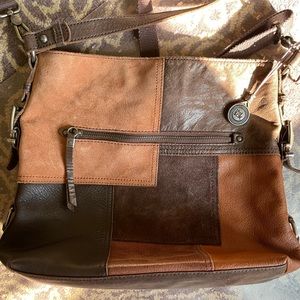 The Sak Designer Patchwork Slouchy Hobo Bag